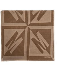 Moschino - Logo Pattern Scarf - Lyst