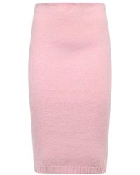 Tom Ford - Wool-Cashmere Blend Skirt - Lyst