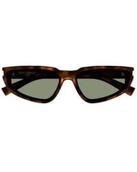 Saint Laurent - Eyewear Cat-Eye Frame Sunglasses - Lyst