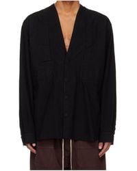 Rick Owens - Brushed Cotton Poplin Shirt - Lyst