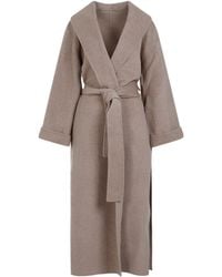 By Malene Birger - Trullem Belted Wool Coat - Lyst