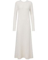 Lisa Yang - Nyla Cable-Knit Cashmere Maxi Dress - Lyst