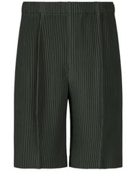 Homme Plissé Issey Miyake - Homme Plissé Issey Miyake Pleated Straight-Hem Shorts - Lyst