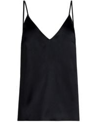 Brunello Cucinelli - V-Neck Sleeveless Top - Lyst