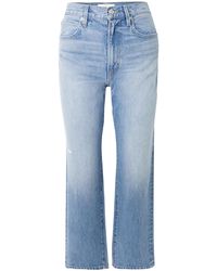SLVRLAKE Denim - London High-Waisted Straight Leg Jeans - Lyst
