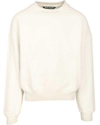 Palm Angels - Curved Logo Sweatshirt - Lyst