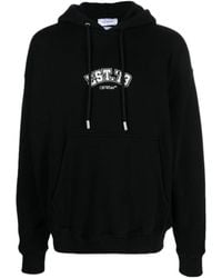 Off-White c/o Virgil Abloh - Graphic Printed Drawstring Hoodie - Lyst