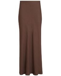 Brunello Cucinelli - Fluid Bias-Cut Skirt - Lyst