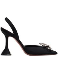 AMINA MUADDI - Rosie Sling Pointed-Toe High-Heeled Sandals - Lyst