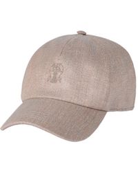 Brunello Cucinelli - Logo-Embroidered Baseball Hat - Lyst