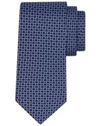 Ferragamo - Ferragamo Logo Jacquard Pointed Tip Tie - Lyst