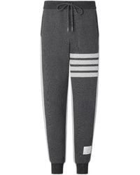 Thom Browne - 4-Bar Colour-Block Drawstring Track Pants - Lyst