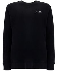 Valentino - Logo-Print Long-Sleeve Sweatshirt - Lyst