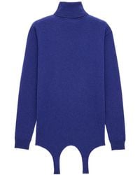 Saint Laurent - Turtleneck Garter Jumper - Lyst