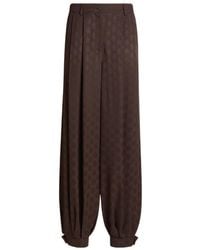 Etro - Jacquard-Pattern Cuffed Trousers - Lyst