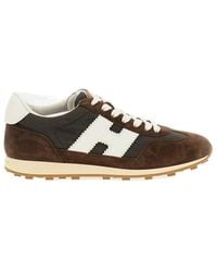 Hogan - Round-Toe Lace-Up Sneakers - Lyst