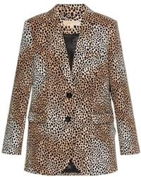 Michael Kors - Cheetah-Print Blazer - Lyst