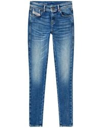 DIESEL - 2017 Slandy Super-Skinny Jeans - Lyst