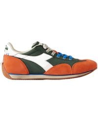 JW Anderson - Leather And Suede-Trimmed Shell Sneakers - Lyst