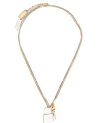 MM6 by Maison Margiela - Chain Linked Double Necklace - Lyst
