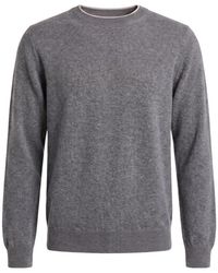 Peserico - Ribbed-Knit Crew-Neck Top - Lyst