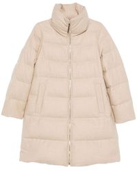 Herno - Quilted High-Neck Coat - Lyst
