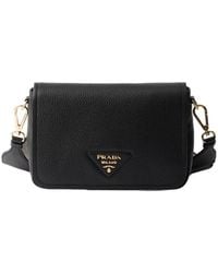 Prada - Logo Strap Shoulder Bag - Lyst