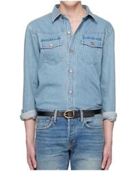 Tom Ford - Washed Denim Shirt - Lyst
