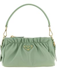 Prada - Triangle-Logo Tote Bag - Lyst