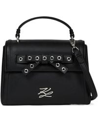 KARL LAGERFELD - K/Autograph Bow Top Handle Bag - Lyst