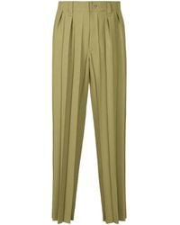 Homme Plissé Issey Miyake - Homme Plissé Mid Rise Pleated Trousers - Lyst