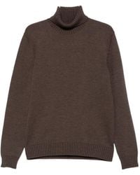 Incotex - Roll-Neck Ribbed-Trim Sweater - Lyst