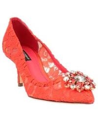 Dolce & Gabbana - Pointedtoe Stilettoheel Highheels - Lyst
