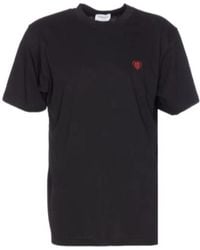FAMILY FIRST - Family First Logo Embroidered Crewneck T-Shirt - Lyst