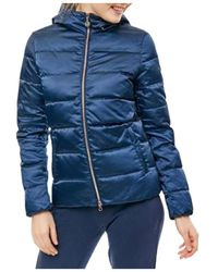 EA7 - Logo Down Jacket - Lyst