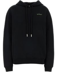 Off-White c/o Virgil Abloh - Arrow Leaves Printed Hoodie - Lyst