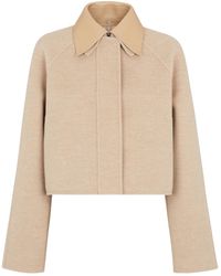 Fendi - Ff Printed Reversible Cropped Jacket - Lyst