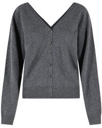 Lisa Yang - Jiani V-Neck Button-Up Cardigan - Lyst