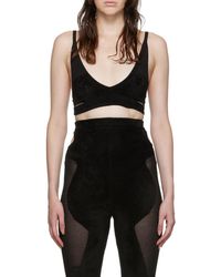 Dion Lee - Chenille Intarsia Bralette Top - Lyst