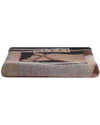 Gucci - Wool And Cashmere Jacquard Blanket - Lyst