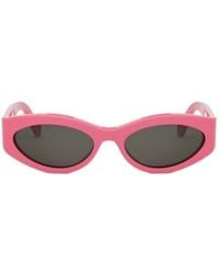 Celine - Logo Sunglasses - Lyst