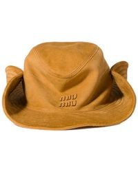 Miu Miu - Suede Cowboy Hat - Lyst