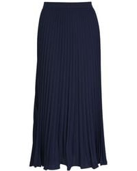 Veronica Beard - Elastic Waist Pleated Skirt - Lyst