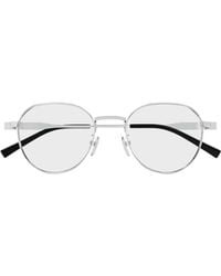 Gucci - Eyewear Round Frame Glasses - Lyst