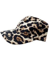 Borsalino - Leopard Print Hat - Lyst