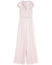 Max Mara - Envers Draped Jumpsuit - Lyst