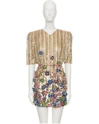 Valentino - V-Neck Dress - Lyst