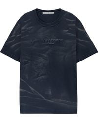 Alexander Wang - Logo-Embossed T-Shirt - Lyst