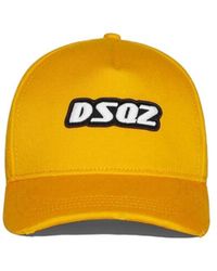 DSquared² - Logo-Embroidered Distressed Baseball Cap - Lyst