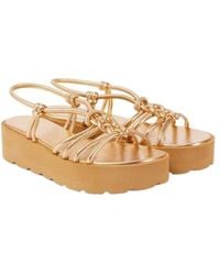 Gianvito Rossi - Casual Metallic Sandals - Lyst